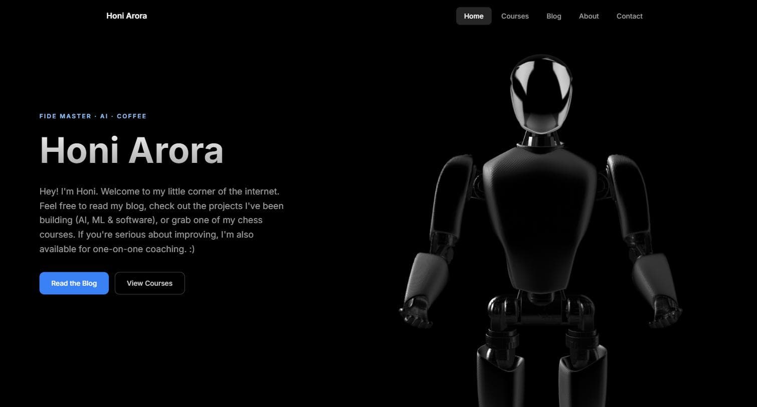 Honi Arora — Personal Site