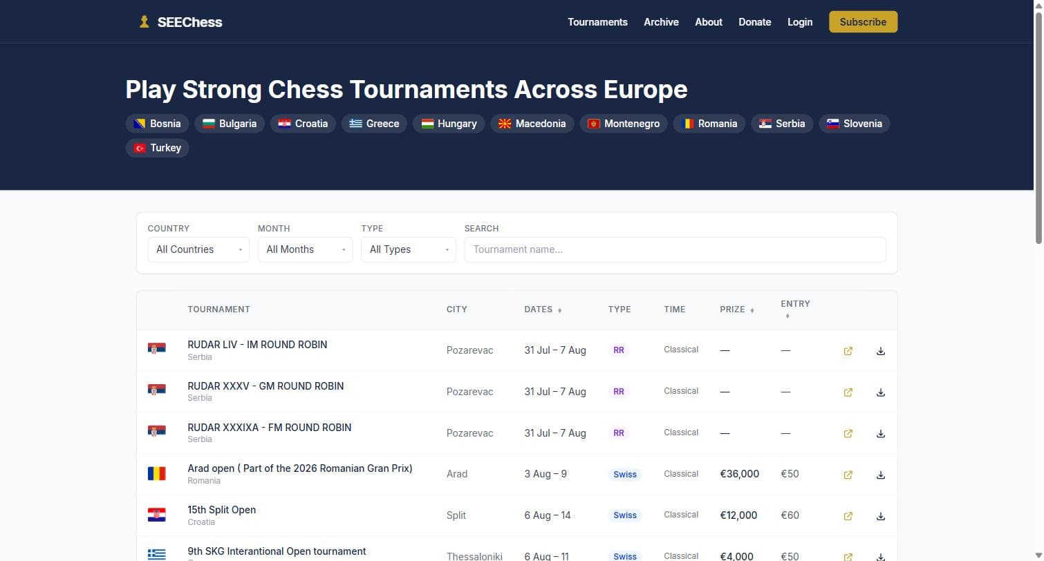 SEEChess — Web Application